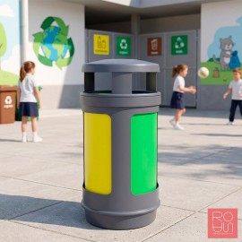 Paperera Reciclatge Exterior 486 | Fins a 4 Residus